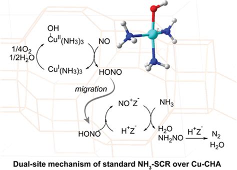 Mechanism Of Standard NH3SCR Over Cu CHA Via NO And HONO