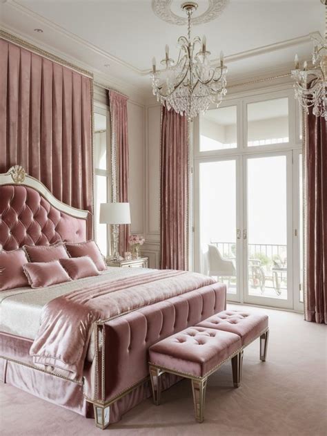 Chic And Luxe Pink Bedroom Décor For A Glamorous Apartment Bedroom