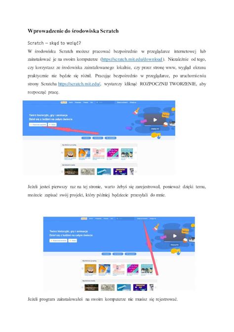 Pdf Wprowadzenie Do Rodowiska Scratch Zielona Flaga