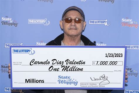 Mass State Lottery Winner Lawrence Man Wins 1 Million Prize