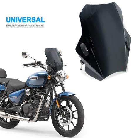 Parabrisas Universal Para Motocicleta Deflector Para Royal Enfield