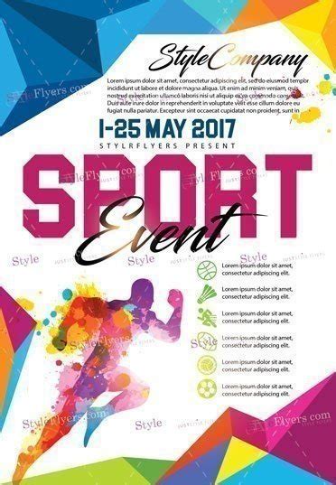 Sport PSD Flyer Template 17876 Styleflyers