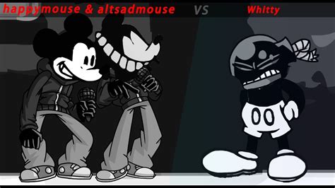 FNF Smile But 2 Mickey Mouse Vs Whitty Sing It FNF Whitty Sings Smile