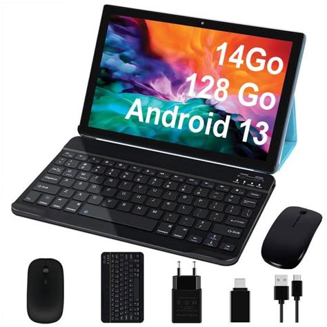 Tablette Tactile 10 1 Pouces GOODTEL Android 13 14 Go 128 Go 5G Wi