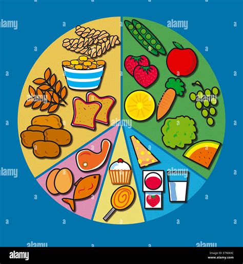 Balanced Diet High Resolution Stock Photography And Images Alamy