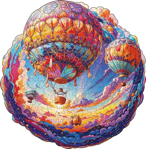 Amazon Woodbests Wooden Puzzle For Adults Hot Air Balloon Puzzle