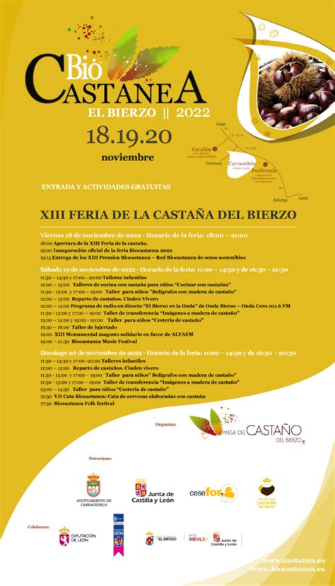 XIII Feria de la Castaña del Bierzo Biocastanea 2022 Ayuntamiento