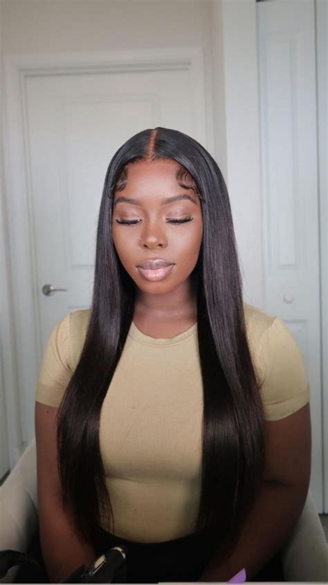 Nadula 5x5 Transparent HD Lace Closure Straight Wig 180 Density