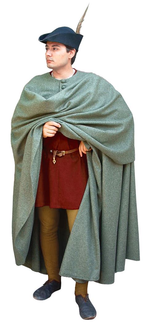 Mantle Thirteenth Century Medieval Costume Man For Sale Avalon