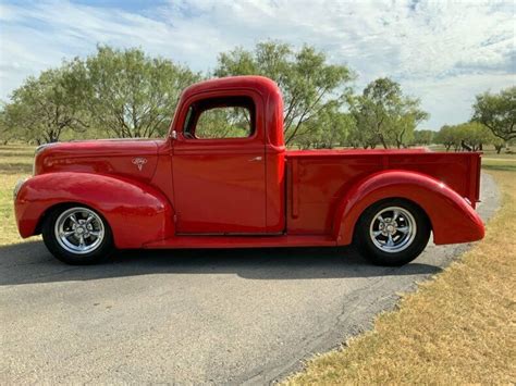 1940 Ford 100 3554 Miles Red Pickup Truck 350 V8 For Sale Ford Other