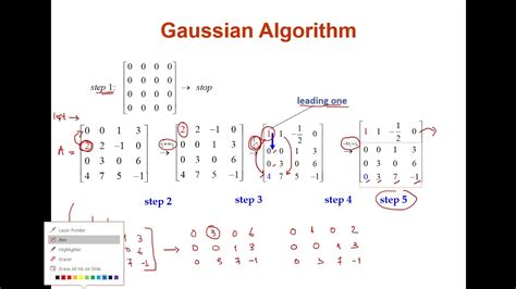 Dạng Bậc Thang Dòng Phép Khử Gauss Đại Số Tuyến Tính Row Echelon