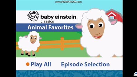 Opening To Baby Einstein Classics Season 1 Animal Favorites 2020 Dvd