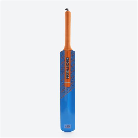 Kids Cricket Tennis Ball Cricket Bat T100 Easy Blue