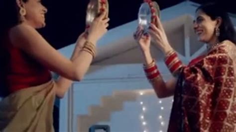 Daburs Karwa Chauth Ad With A Same Sex Couple Is Causing Uproar On Twitter Heres Why News18