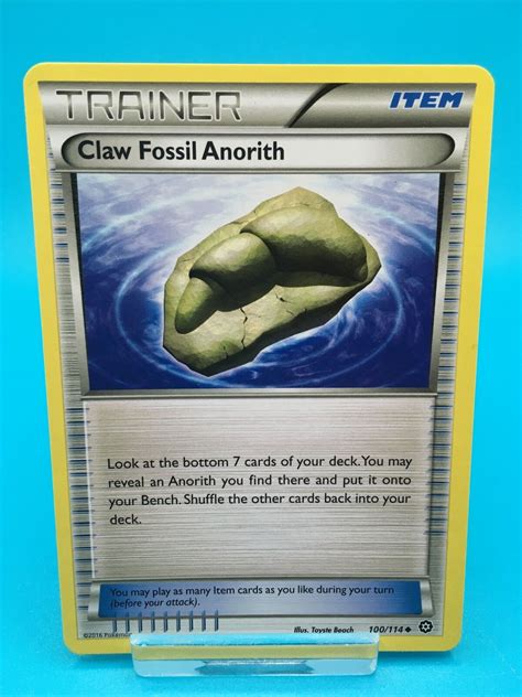 Pok Mon Tcg Claw Fossil Anorith Steam Siege Regular Uncommon Ebay