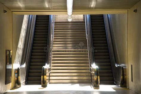 Inside A Modern Subway Station Stock Image Image Of Sunny Tram