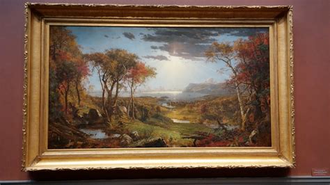 Jasper Francis Cropsey, Autumn - On the Hudson River (oil on canvas ...