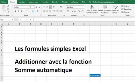 Calculer Additionner Avec La Fonction Somme Automatique Astuces Hot