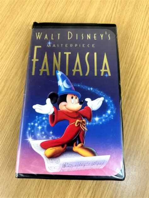 Fantasia Vhs Walt Disney S Masterpiece Clamshell Movie Picclick Uk