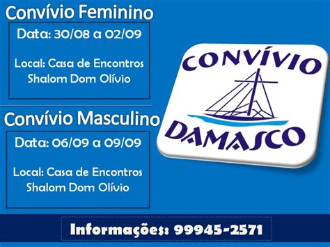 Conv Vio Damasco Diocese De Foz Do Igua U