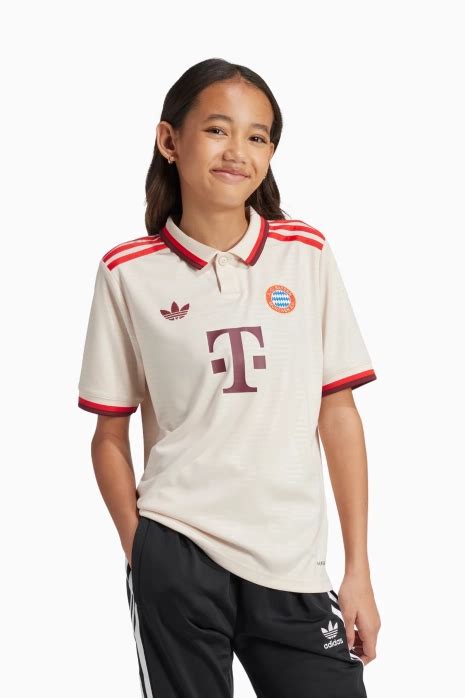 Koszulka adidas FC Bayern 24 25 Trzecia Replica Junior Biały Buty