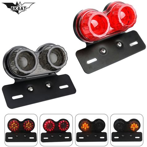 Motorcycle Tail Light Retro Round Light Brake Light Turn Signal FOR