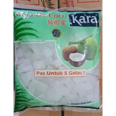 Jual Nata De Coco Cube Kara Kg Shopee Indonesia