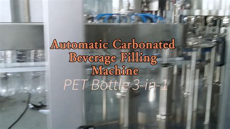 Automatic Soft Energy Drinks Fruit Juice Carbonated Beverage Filling