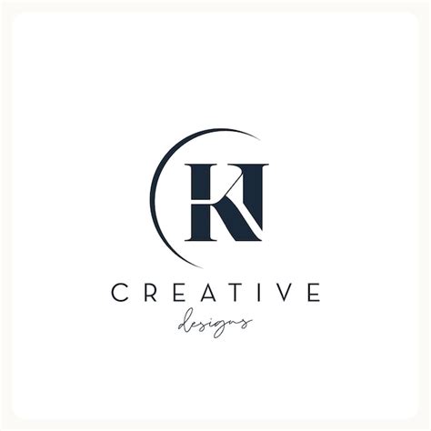 Premium Vector Monogram Kl Logo Design Creative Letter Logo For