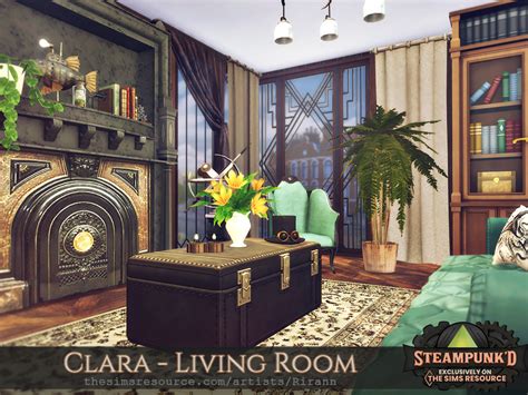 The Sims Resource Steampunked Clara Living Room Tsr Cc Only