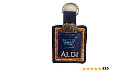 Shopping Cart Aldi Quarter Holder Keychain Quarter Keeper Handmade