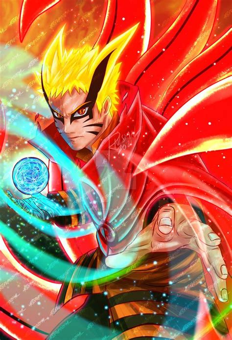 Naruto Baryon Mode By Artoframnismal On DeviantArt Naruto Cool Naruto