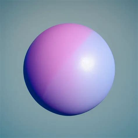 A 3d Render Of A Sphere 4th Dimension As A Pastel Stable Diffusion