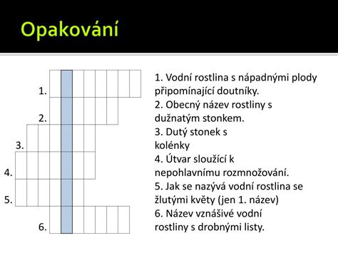 Ppt Rostliny Rybn Ka A Jeho Okol Powerpoint Presentation Free