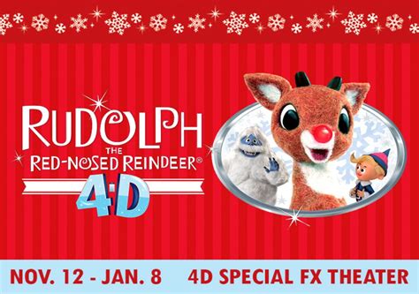 Rudolph The Red-Nosed Reindeer 4D – Moody Gardens