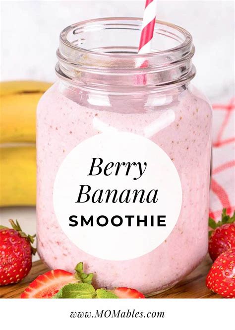 Berry Banana Smoothie Recipe | MOMables