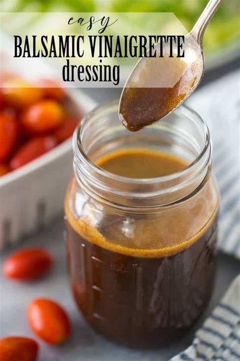 Balsamic Vinaigrette Simple Easy Recipe Baking A Moment