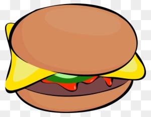 Cheeseburger Hamburger Sandwich Patty Bread Burger Cartoon