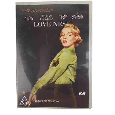 LOVE NEST (DVD, 1951), Marilyn Monroe, Comedy/Drama/Romance, PAL Region ...