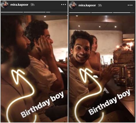 Janhvi Kapoor Mira Rajput And Shahid Kapoor Celebrate Ishaan Khatters