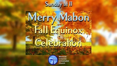 September 17 2023 Merry Mabon Fall Equinox Celebration YouTube