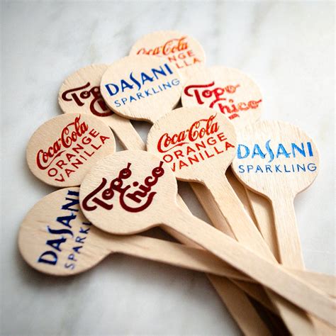 Personalized Wooden Stir Sticks, Corporate Event Swizzle Sticks, Custom ...