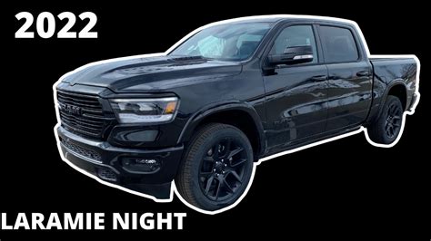 2022 Ram 1500 Laramie Night Edition Youtube