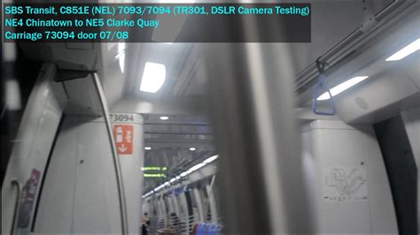 DSLR Camera Testing SBS Transit Alstom C851E NEL 7093 7094