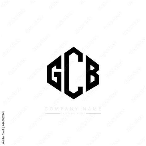 GCB letter logo design with polygon shape. GCB polygon logo monogram. GCB cube logo design. GCB ...