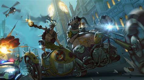 Roadhog Overwatch Overwatch Junkrat Overwatch Wallpapers Hd