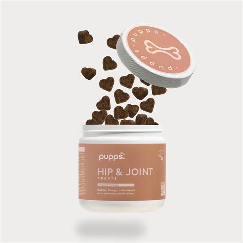 Pupps | 100% Natural Hip & Joint Dog Treats for Mobility & Comfort