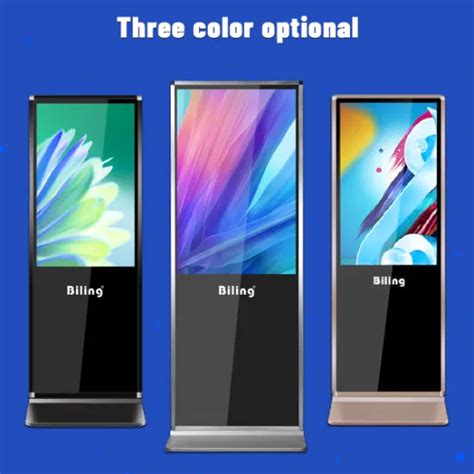 Interactive Floor Standing Vertical Totem Tv Touch Screen Kiosk K