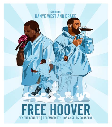 Ye and Drake Concert poster by me 🐻 x 🦉 : r/Kanye