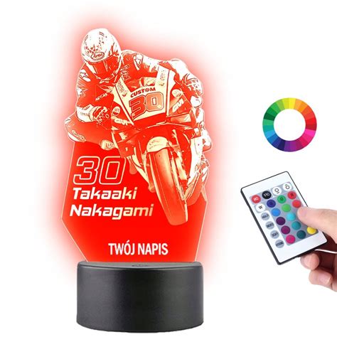 Lampka Na Biurko Statuetka Motogp Takaaki Nakagami Plexido Sklep